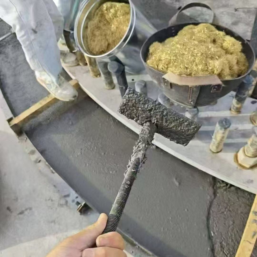 涪陵C120钢纤维高强无收灌浆料 轧机压缩机汽轮机发电机锻压设备底座灌浆材料